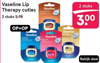 Etos Vaseline Lip Therapy cuties aanbieding