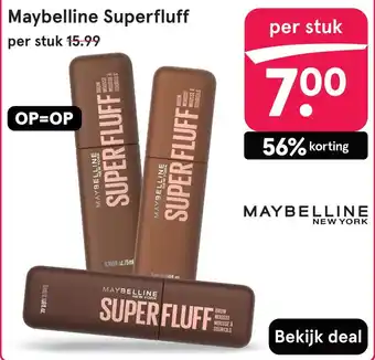 Etos Maybelline Superfluff aanbieding