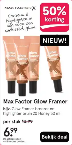 Etos Max Factor Glow Framer aanbieding
