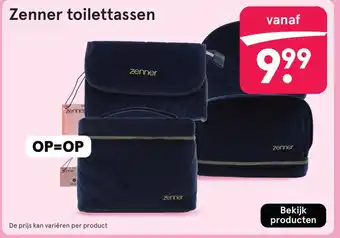 Etos Zenner toilettassen aanbieding