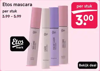 Etos Etos mascara aanbieding