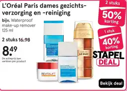 Etos L'Oréal Paris dames gezichts verzorging en reiniging aanbieding