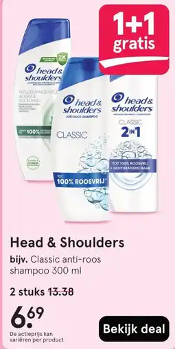 Etos Head & shoulders aanbieding