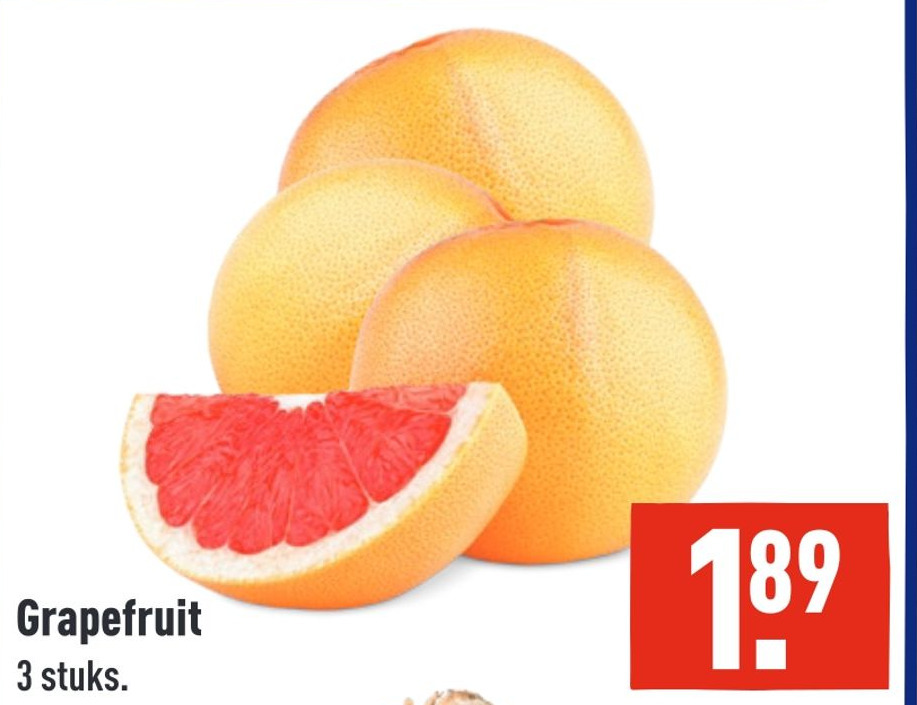 Grapefruit aanbieding bij ALDI
