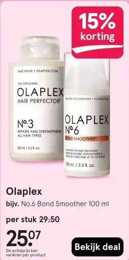 Etos Olaplex aanbieding