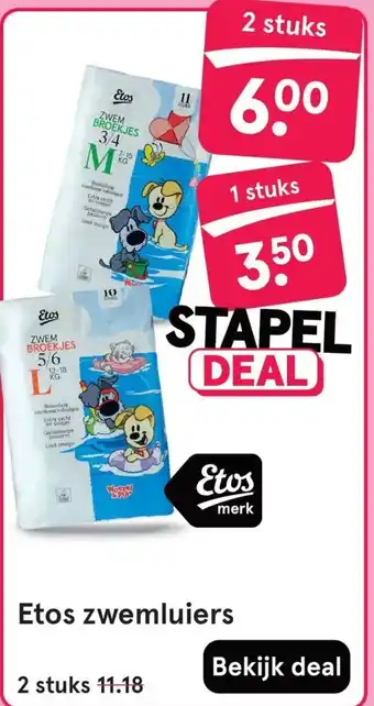 Etos Etos zwemluiers aanbieding