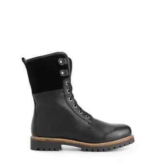 ANWB Travelin' Jostedal Heren Veterboots Wol Zwart aanbieding