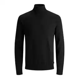 ANWB Jack & Jones Heren Emil Knit Roll Neck Zwart aanbieding