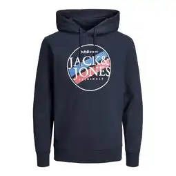 ANWB Jack & Jones Heren Jorcody Sweat Hood Blauw aanbieding