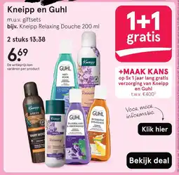 Etos Kneipp en Guhl aanbieding