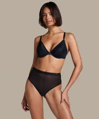 Hunkemoller Hunkemöller Hoge Brazilian Essential Zwart aanbieding