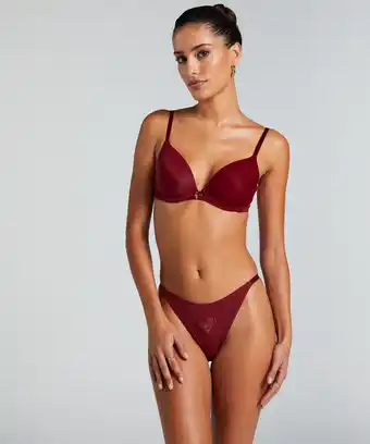 Hunkemoller Hunkemöller String Jenn Rood aanbieding