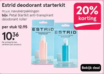 Etos Estrid deodorant starterkit aanbieding