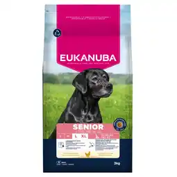 Zooplus 2x3kg Eukanuba Premium Nutrition Senior Large & Giant Breed Kip droogvoer voor honden aanbieding