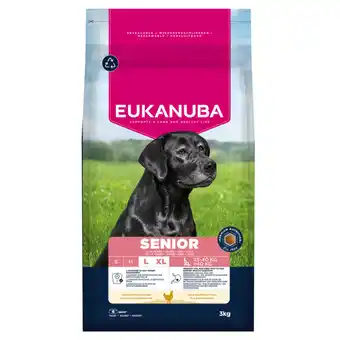 Zooplus 2x3kg Eukanuba Premium Nutrition Senior Large & Giant Breed Kip droogvoer voor honden aanbieding