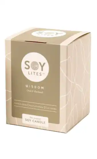 De Online Drogist Soylites Soycandle Wisdom - Oud & Patchouli aanbieding