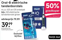 Etos Oral-B elektrische tandenborstels aanbieding