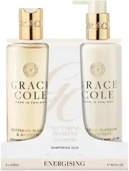 De Online Drogist Grace Cole Nectarine Blossom & Grapefruit Pampering Body Care Duo aanbieding