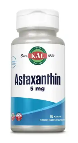 De Online Drogist Kal Astaxanthin 5mg Capsules aanbieding