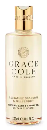 De Online Drogist Grace Cole Nectarine Blossom & Grapefruit Soothing Bath & Shower Gel aanbieding