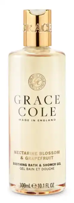 De Online Drogist Grace Cole Nectarine Blossom & Grapefruit Soothing Bath & Shower Gel aanbieding