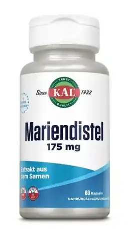 De Online Drogist Kal Mariadistelzaadextract 175 mg Capsules aanbieding