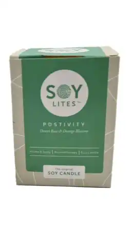 De Online Drogist Soylites Soycandle Positivity - Desert Rose & Orange Blossom aanbieding