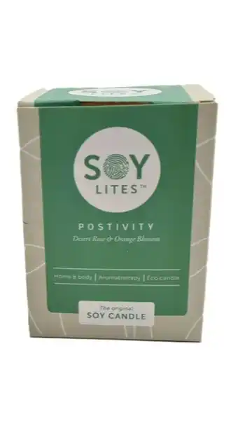 De Online Drogist Soylites Soycandle Positivity - Desert Rose & Orange Blossom aanbieding