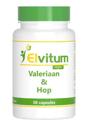 De Online Drogist Elvitum Valeriaan & Hop Capsules aanbieding