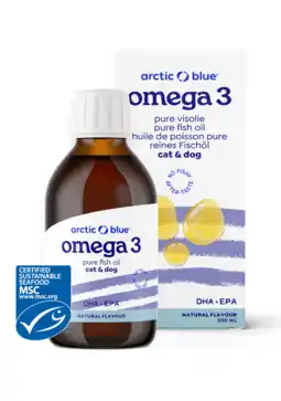 De Online Drogist Arctic Blue Omega 3 Pure Visolie Cat & Dog Olie aanbieding