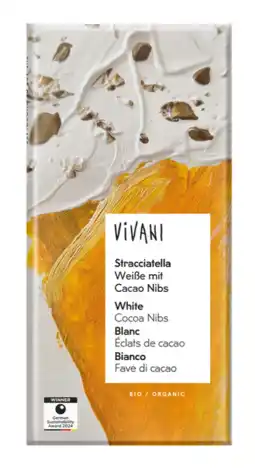 De Online Drogist Vivani Stracciatella White Chocolate Cocoa Nibs aanbieding