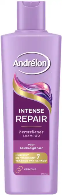 De Online Drogist Andrelon Shampoo Intense Repair Herstellend aanbieding