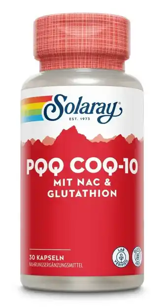 De Online Drogist Solaray PQQ, CoQ10 met NAC en Glutathion Capsules aanbieding