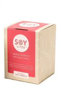 De Online Drogist Soylites Soycandle Indulgence - Vanilla, Ginger & Grapefruit aanbieding