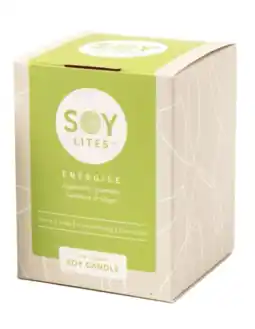De Online Drogist Soylites Soycandle Energise - Peppermint, Spearmint, Geranium & Ginger aanbieding