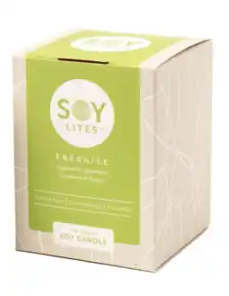 De Online Drogist Soylites Soycandle Energise - Peppermint, Spearmint, Geranium & Ginger aanbieding