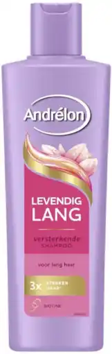 De Online Drogist Andrelon Shampoo Levendig Lang Versterkend aanbieding