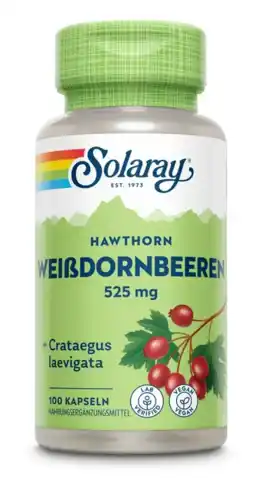 De Online Drogist Solaray Meidoornbessen Capsules aanbieding