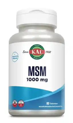 De Online Drogist Kal MSM 1000mg Tabletten aanbieding