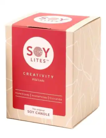 De Online Drogist Soylites Soycandle Creativity - Wild Litchi aanbieding