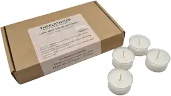 De Online Drogist Soylites Natural Theelichtjes - 100% koolzaadwas aanbieding