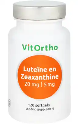 De Online Drogist VitOrtho Luteine & Zeaxanthine Softgels aanbieding