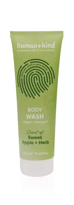 De Online Drogist Human+Kind Body Wash Sweet Apple + Herb aanbieding