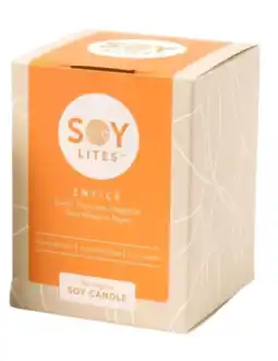 De Online Drogist Soylites Soycandle Entice - Ginger, Cinnamon, Grapefruit, Sweet Orange & Pepper aanbieding