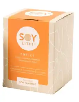 De Online Drogist Soylites Soycandle Entice - Ginger, Cinnamon, Grapefruit, Sweet Orange & Pepper aanbieding