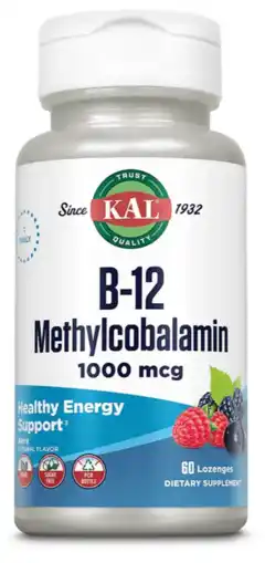 De Online Drogist Kal Vitamine B-12 Methylcobalamin 1000MCG Tabletten aanbieding