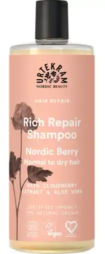 De Online Drogist Urtekram Rich Repair Shampoo Nordic Berry aanbieding