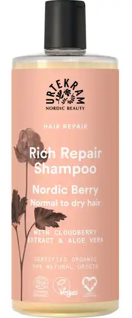 De Online Drogist Urtekram Rich Repair Shampoo Nordic Berry aanbieding