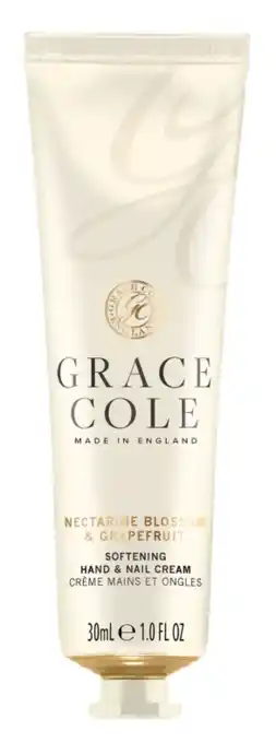 De Online Drogist Grace Cole Nectarine Blossom & Grapefruit Softening Hand & Nail Cream aanbieding