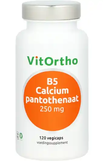 De Online Drogist VitOrtho B5 Calciumpantothenaat 250mg Capsules aanbieding